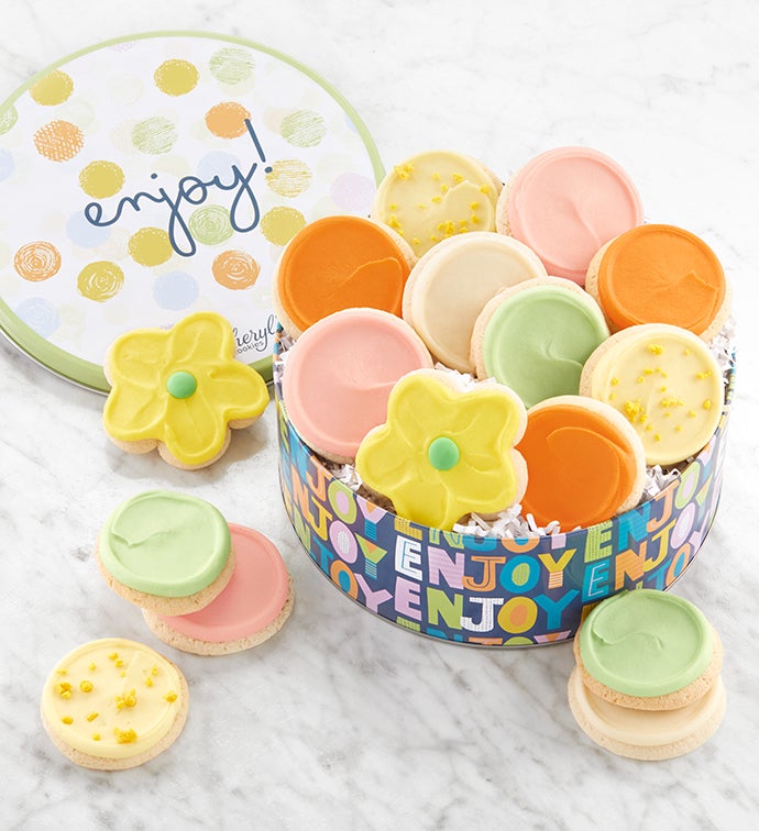 Enjoy Gift Tin   Frosted Assortment